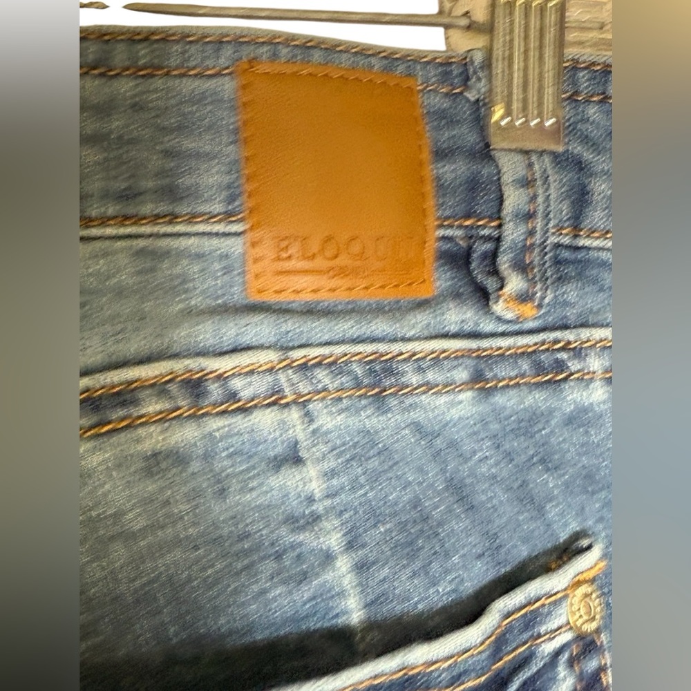 Eloquii Jeans Size 20 Blue High Waist Distressed Skinny‎ Jeans 💙💙💙 - Picture 11 of 13